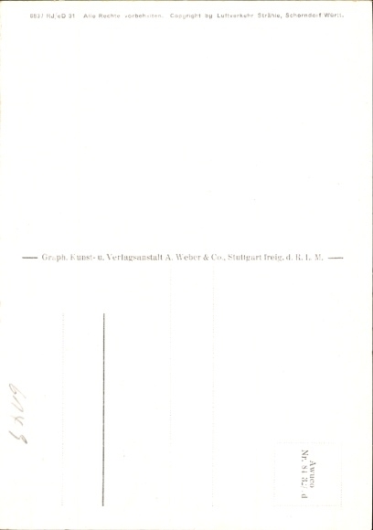 Postcard Absberg in Middle Franconia, aerial photograph
