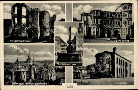 10 old PCs Trier, various views
