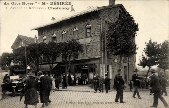 Postcard Châtenay Malabry Hauts de Seine, Avenue de Robinson, Au Gros Noyer, Mon Desiree