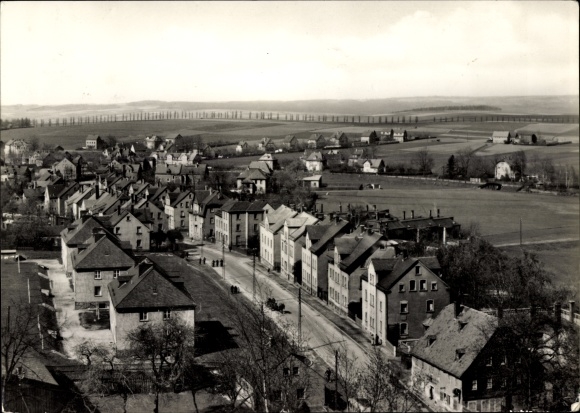 Ak Hohndorf im Erzgebirgsvorland, Panorama vom Ort