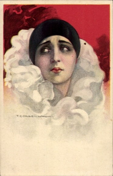 Artist PC Corbella, T., Harlequin, Pierrot