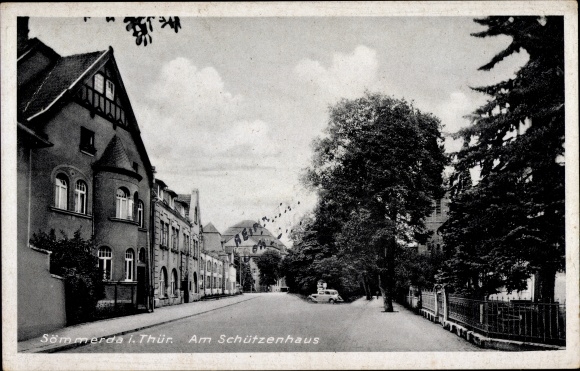 PC Sömmerda in the Thuringian Basin, street section, at the Schützenhaus