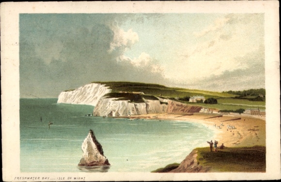 lito Freshwater Wyspa Wight Anglia, plaża