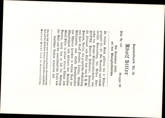 Collective picture Adolf Hitler, Mangfallbrücke, summer 1935, collective work no. 15 picture 118