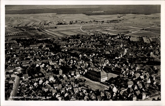 Postcard Arheilgen Darmstadt in Hesse, aerial photograph of the town