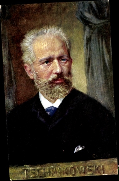Künstler Ak Eichhorn, Komponist Pjotr Iljitsch Tschaikowski, BKWI 874 23