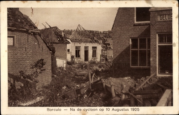 PC Borculo Berkelland Gelderland Netherlands, after the 1925 cyclone