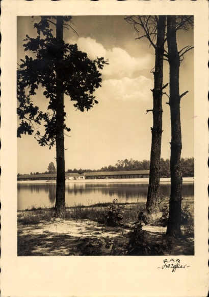 Ak Mildensee Dessau, Reichsautobahn-Strandbad