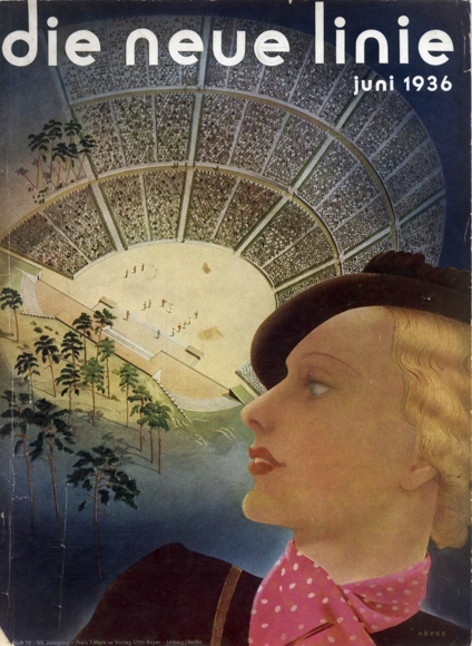 bauhaus the new line. June 1936 cover Otto Arpke