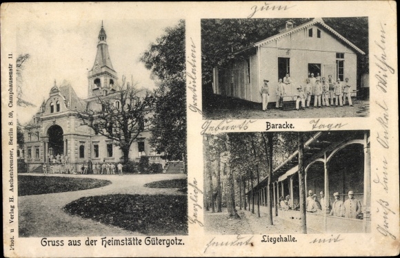 PC Gütergotz Stahnsdorf Brandenburg, homestead, barracks, lounger
