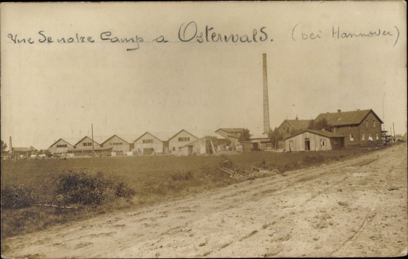 Foto Ak Osterwald Garbsen in Niedersachsen, Kriegsgefangenenlager