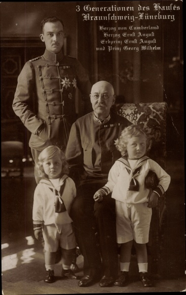 PC Duke of Cumberland, Duke Ernst August, Hereditary Prince Ernst August, Prince Georg Wilhelm