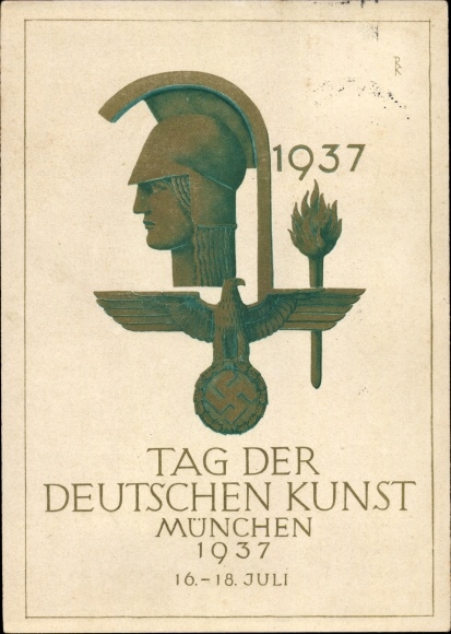 Artist PC Munich Bavaria, Day of German Art 16-18. July 1937