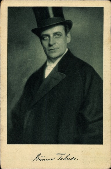 KP Aktor Gunnar Tolnæs, Portret, Cylinder