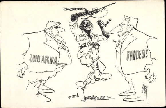 Ak Ik doe mee aan de Aktie Mozambique, ik vraag de Nederlandse Regering, Rhodesie, Zuid Afrika