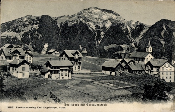 Ak Seelisberg Kanton Uri, Teilansicht, Gersauerstock