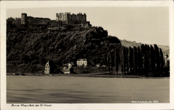 KP St. Goar am Rhein, Ruiny Rheinfels, FG Zeit No. 1120