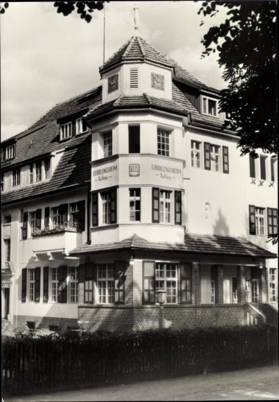 Ak Templin in der Uckermark, Historisches Gebäude, CRLINGSHEM, Erholungsheim, Schwarz-Weiß-Foto
