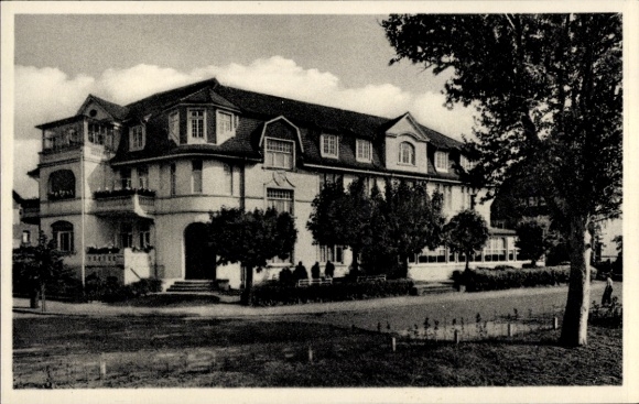 Postcard Bad Nenndorf on the Weser, Haus Kronprinz, health resort of the BSW Hannover