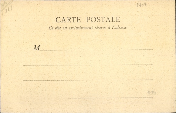 Ak Sceaux Haut de Seine, Allée du Parc
