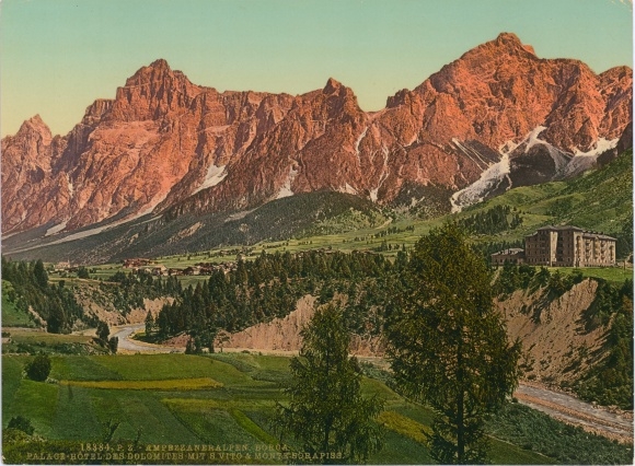 Photo Cortina d&#39;Ampezzo Veneto, Ampezzo Dolomites, Monte Sorapiss, Hotel des Dolomites
