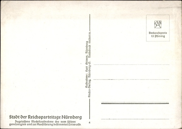 PC Nuremberg in Middle Franconia, congress building, miniature