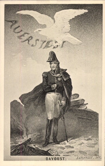 Artist Postcard Davoust, Auerstaedt