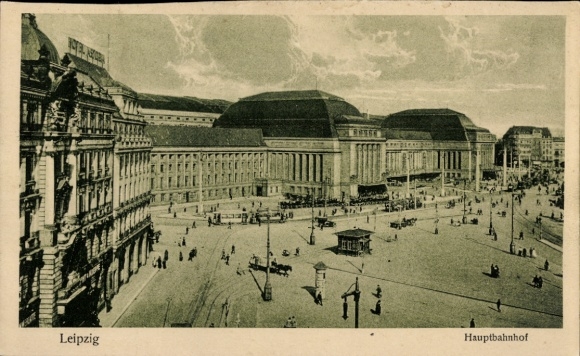 Ak Leipzig, Hauptbahnhof