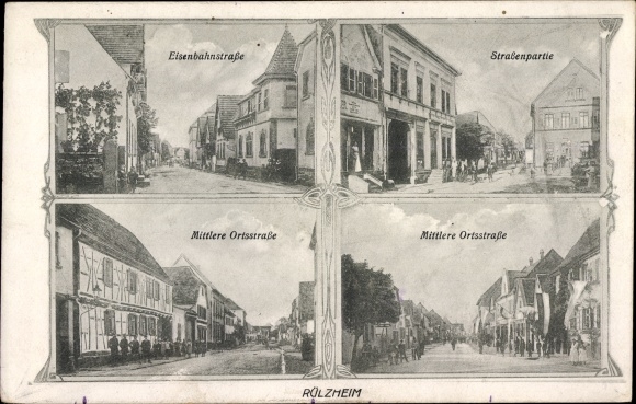 KP Rülzheim in der Pfalz, Eisenbahnstraße, Mittlere Ortsstraße
