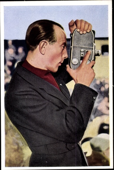 Collection picture Olympia 1936, figure skater Ernst Baier, Mühlen Franck coffee additive