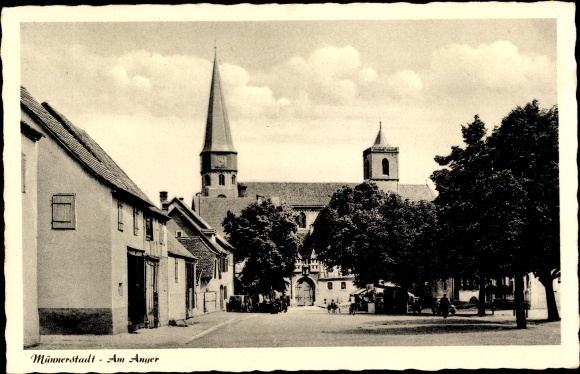 PC Münnerstadt in Lower Franconia Bavaria, lot at Anger, church