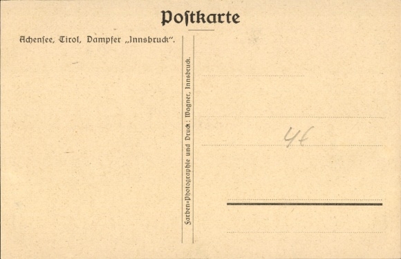 KP parowiec Innsbruck na Achensee