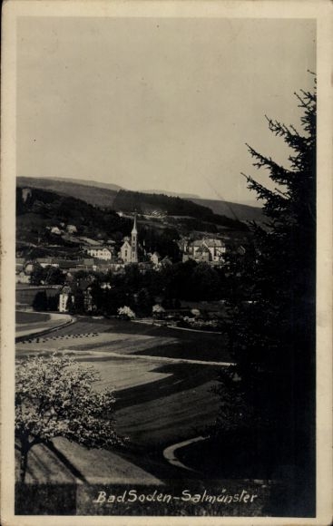 Ak Bad Soden Salmünster in Hessen, algemeen beeld