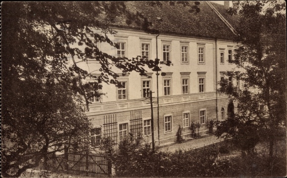Postcard Fürstenfeldbruck in Upper Bavaria, gendarmerie and police school