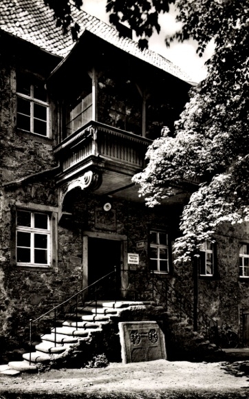 Postcard Lübbecke in Westphalia, Burgmannshof