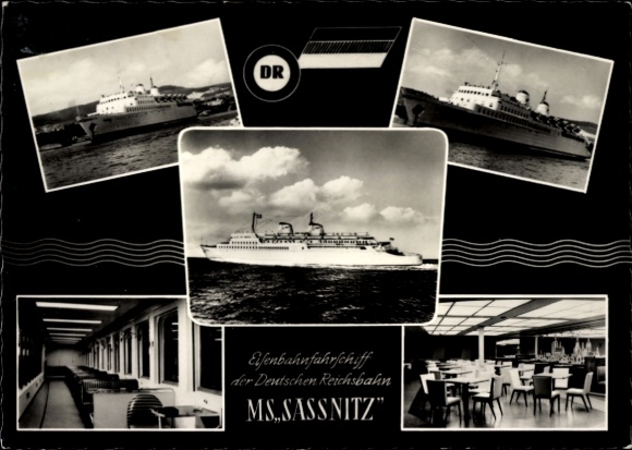 Picture of the railway ferry MS Sassnitz of the Deutsche Reichsbahn