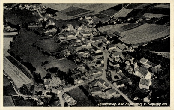 Ak Thalmässing in Mittelfranken, Luftaufnahme