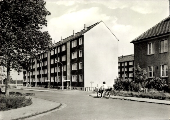 Postcard Muldenstein an der Mulde Saxony Anhalt, Neue Burgkemnitzer Straße