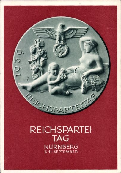 Ganzsachen Ak Nürnberg, Reichsparteitag 1939, Reichsparteitag des Friedens