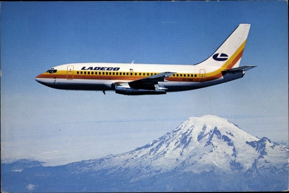 Ak Passagierflugzeug Boeing 737 der Chilenischen Fluggesellschaft Ladeco, CC CIM