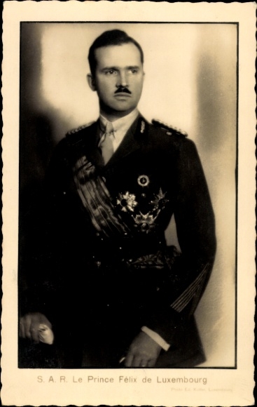 Ak Prinz Felix von Luxemburg, Portrait