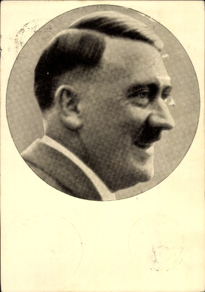 Postcard Führer and Reich Chancellor Adolf Hitler, Men of the Time 91