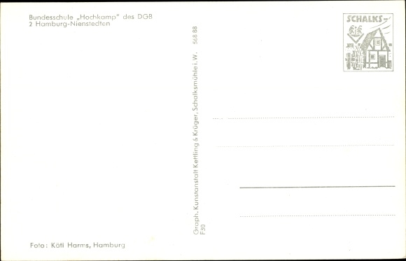 PC Hamburg Altona Nienstedten, Federal School Hochkamp of the DGB