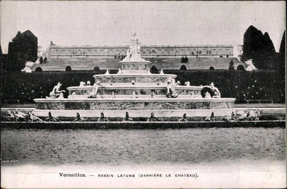10 oude ansichtkaarten Versailles Yvelines, diverse aanzichten