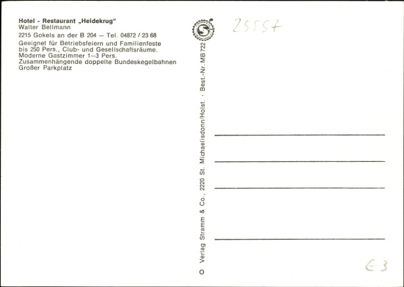 Postcard Gokels in Schleswig Holstein, Hotel Restaurant Heidekrug