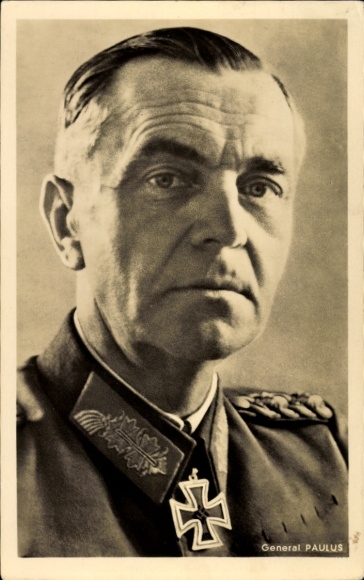 Ak Generalfeldmarschall Friedrich Paulus, Portrait, Deutsche Wehrmacht, Stalingrad 6. Armee