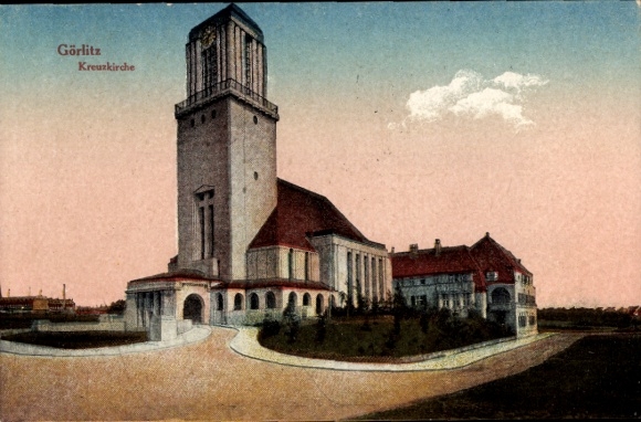 Ak Görlitz in der Lausitz, Kreuzkirche