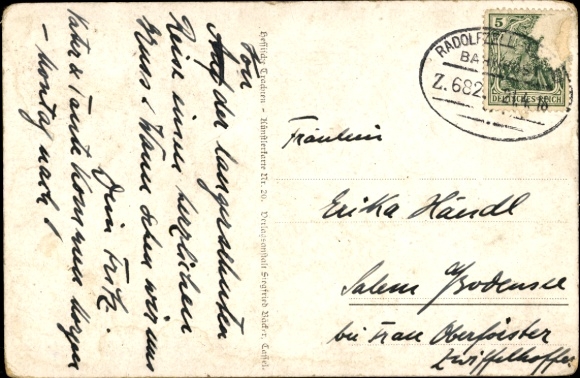 Artist Postcard Beithan, Emil, Hessian costumes, girl reading letter, boy in soldier's uniform