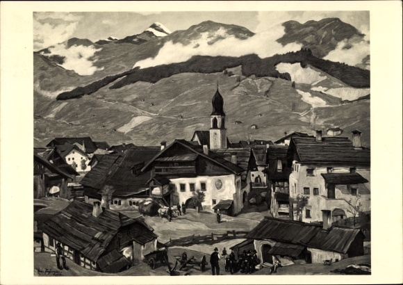 Artist PC Puchinger, Erwin, Das Bergdorf, HDK 656