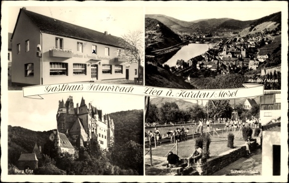 KP Lieg im Hunsrück, karczma Schnorbach, basen, zamek Eltz